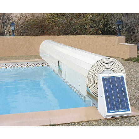 картинка Автоматическое надводное покрытие с солнечной батереей Aquadeck ES 7 x 3 м. от магазина Tophaus