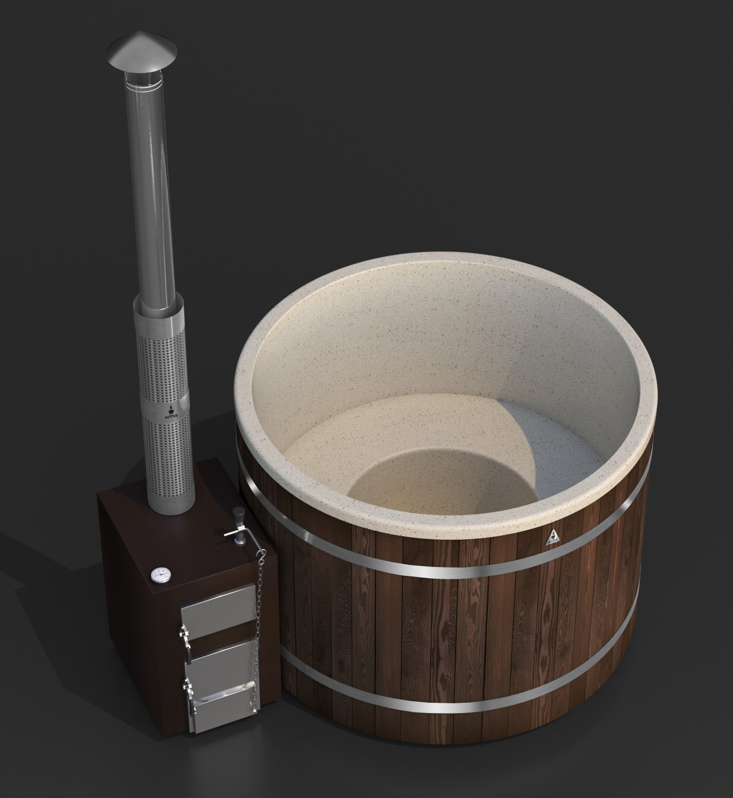 Hottub – SPA на дровах: Мокко